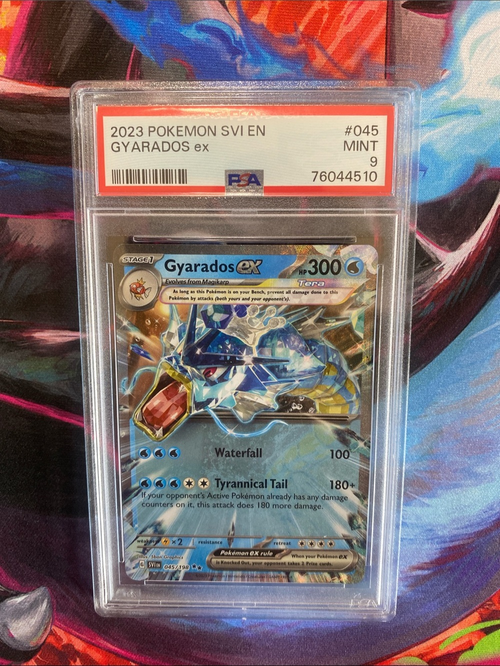 2023 Pokémon SVI EN Gyarados ex PSA 9